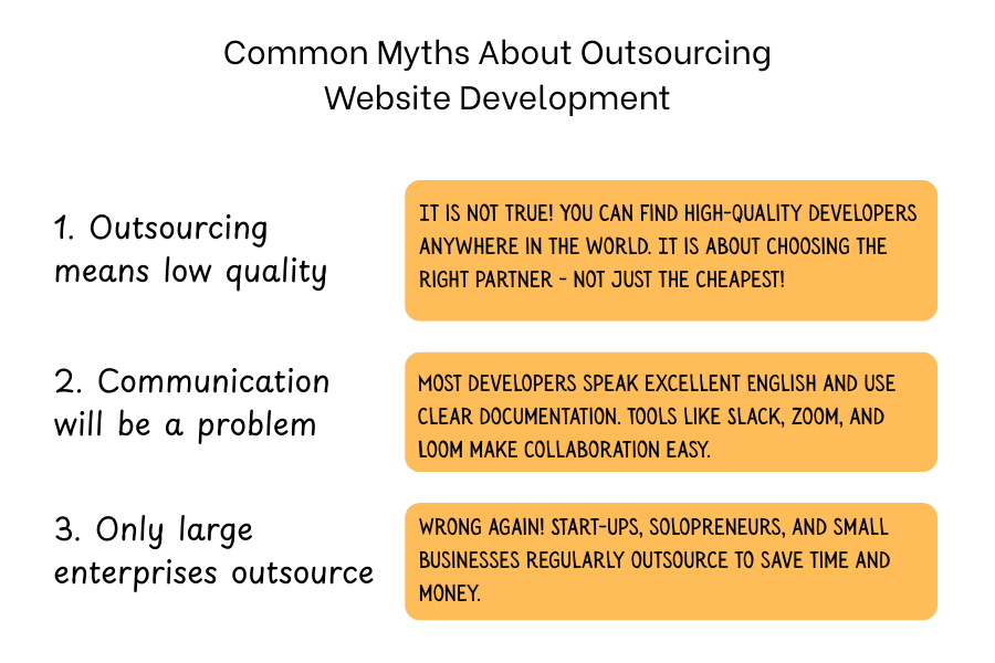 common misconception about outsourcing